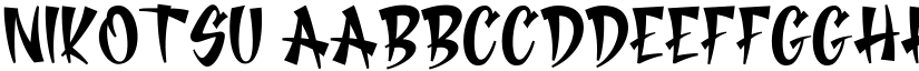 NIKOTSU font