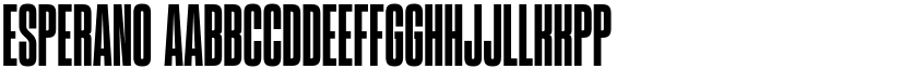 Esperano font