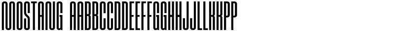 Mostang font