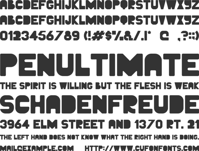 FUN FANTASY DISPLAY font preview