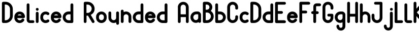 Deliced Rounded font