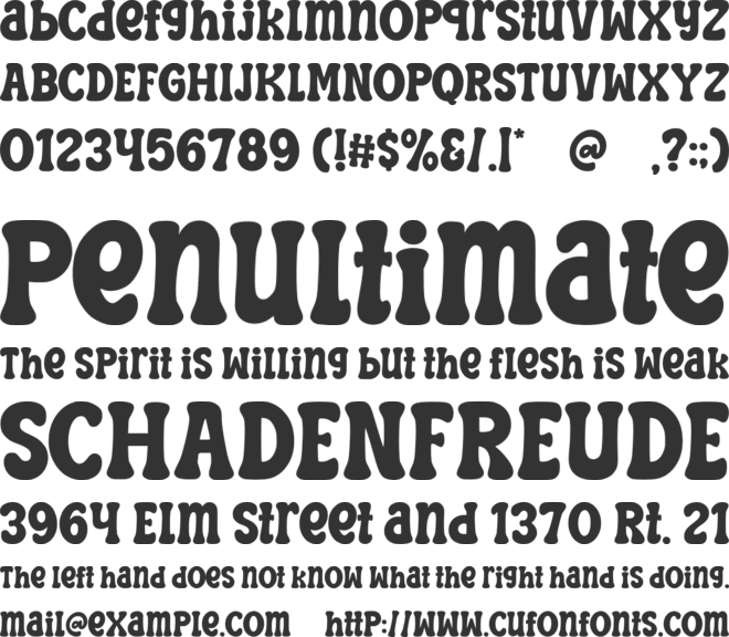 Barbie Bubble font preview