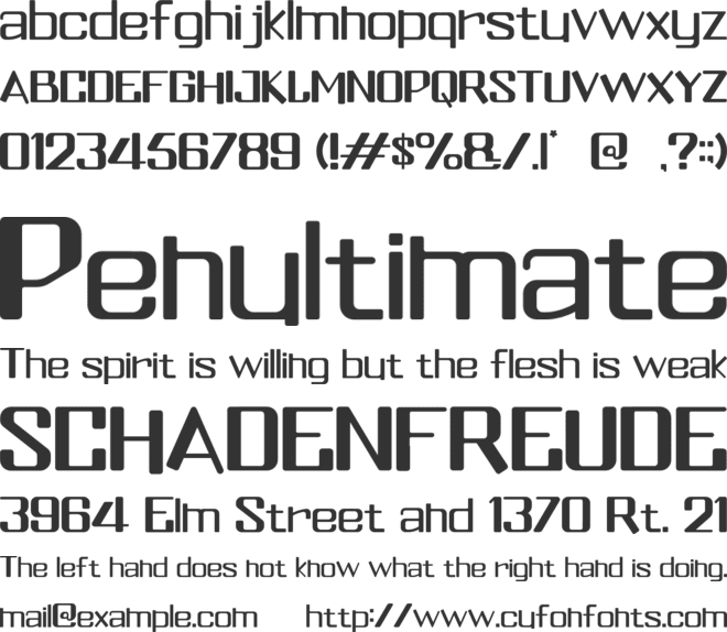 Dandelion Retro font preview