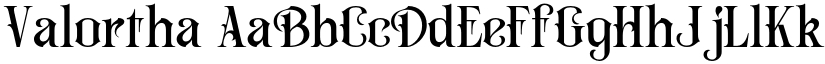 Valortha font download