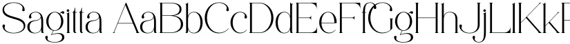 Sagitta font download