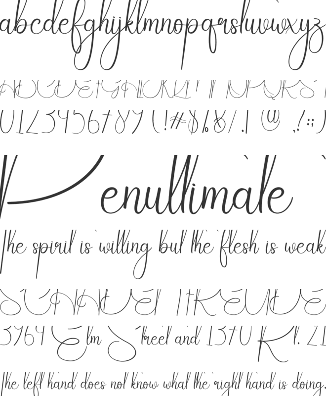 Wonderful font preview