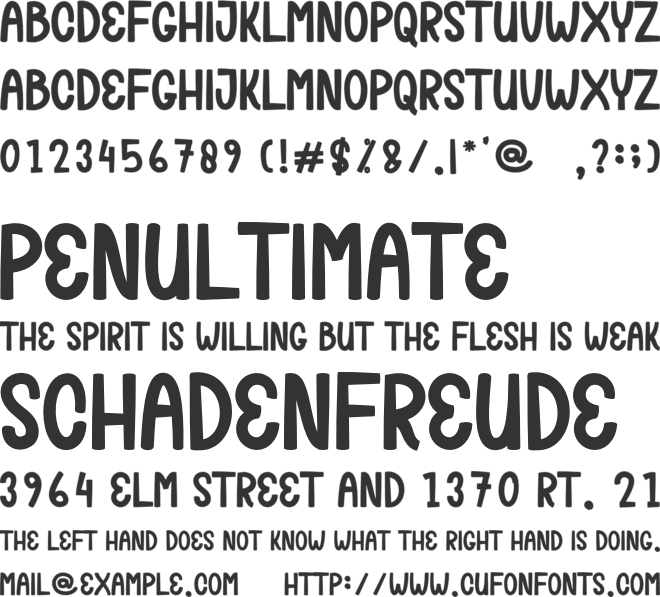 Night Vintage font preview