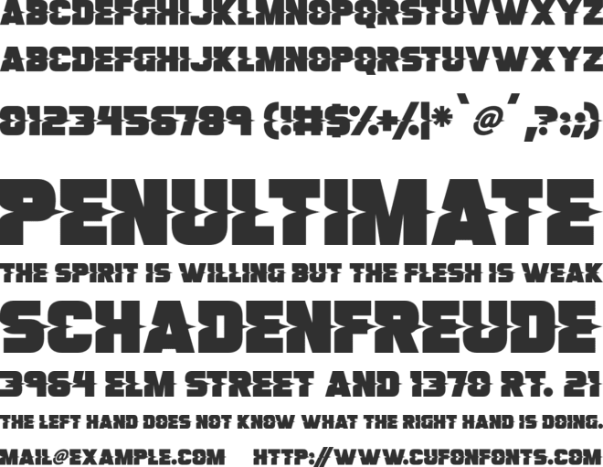 Son Of A Glitch font preview