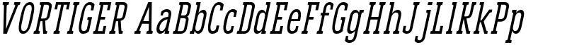 VORTIGER font