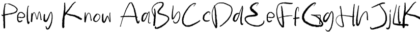 Pelmy Know font download