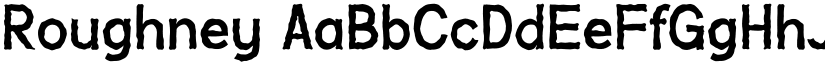 Roughney font download