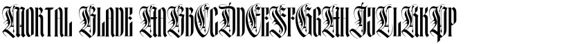 Mortal Blade font download