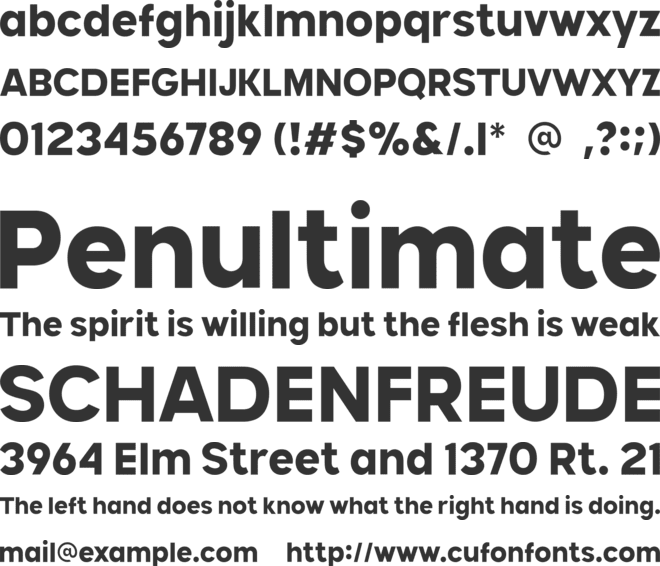 Peach Club Sans font preview