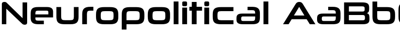 Neuropolitical font