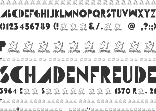 Geomark Free font preview