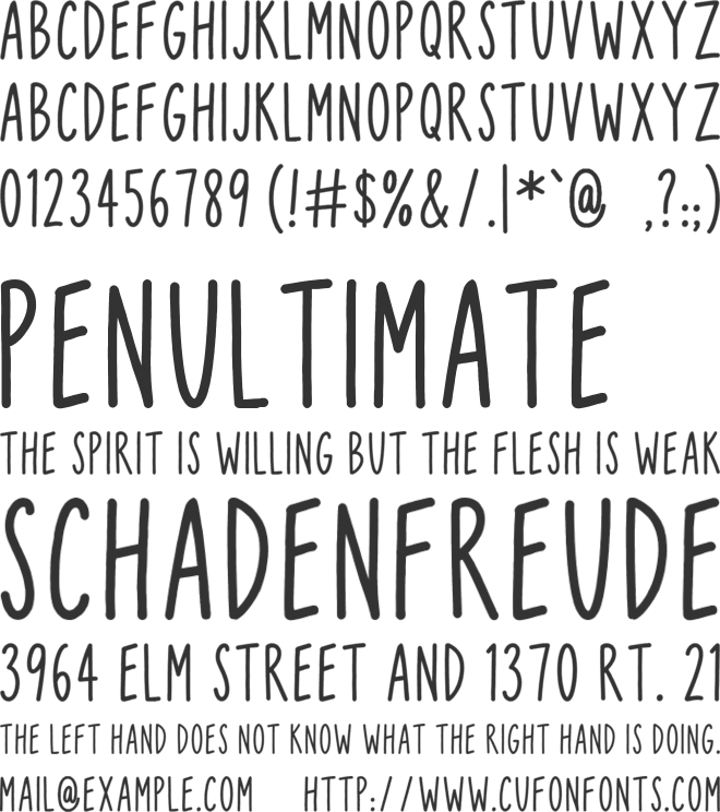 Sunny Brunch font preview