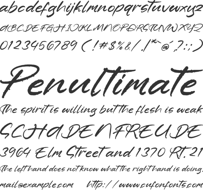 Golden Petals font preview