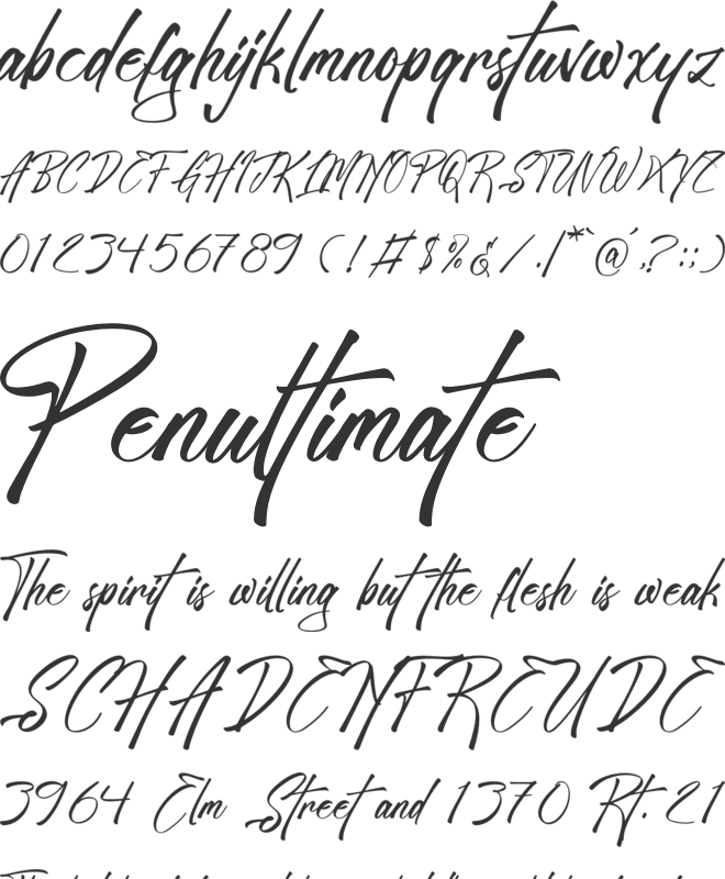 Hipnotesa Majestory font preview