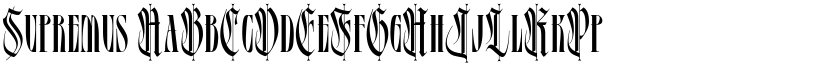 Supremus font download