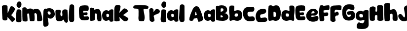 Kimpul Enak Trial font