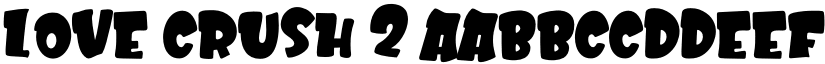Love Crush 2 font