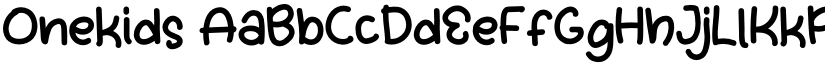 Onekids font