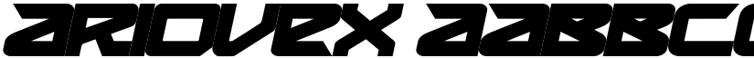 Ariovex font