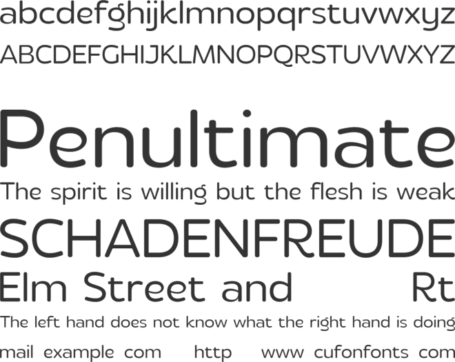 Flamor Soft font preview