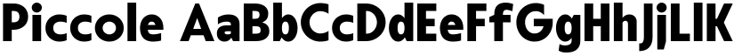 Piccole font