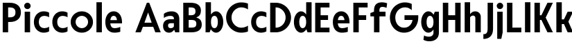 Piccole font