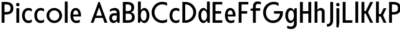 Piccole font