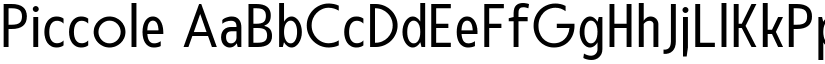 Piccole font download