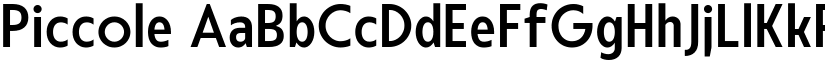 Piccole font