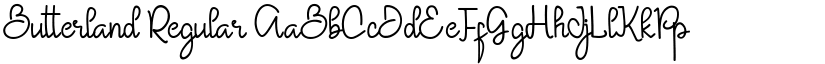 Butterland font download