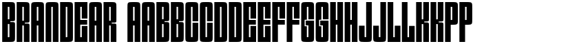 Brandear font download