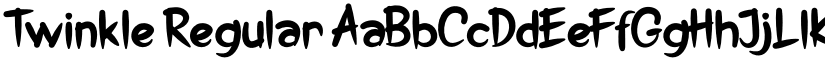 Twinkle Regular font