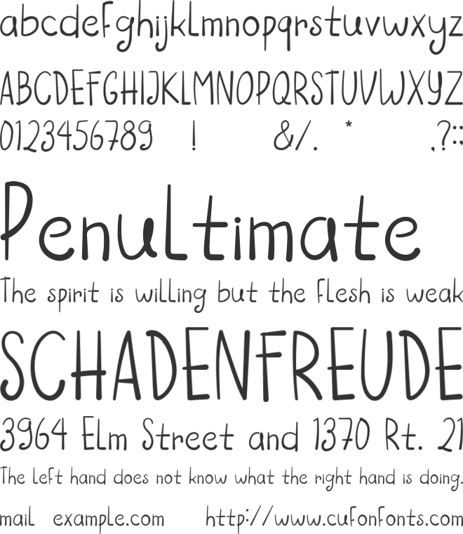 Silk Line Handwritten font preview