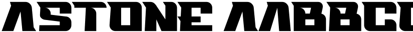 Astone font
