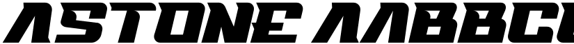 Astone font