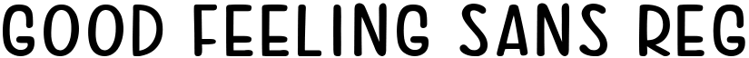 Good Feeling Sans Regular font