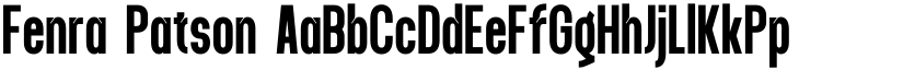 Fenra Patson font download