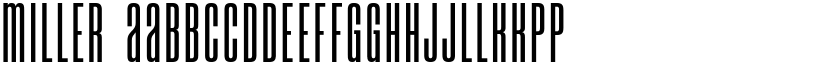 Miller font download