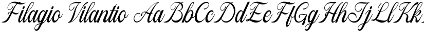 Filagio Vilantio font download