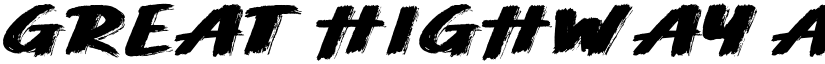 Great Highway font