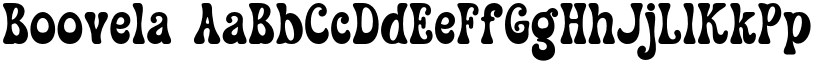 Boovela font