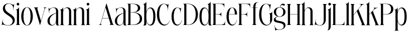 Siovanni font download