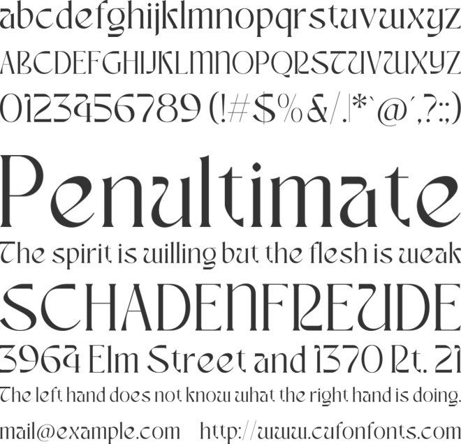 Tender Sweet font preview