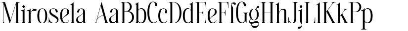 Mirosela font download