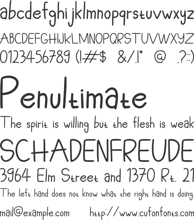 Coffee Shop Line Handwritten font preview