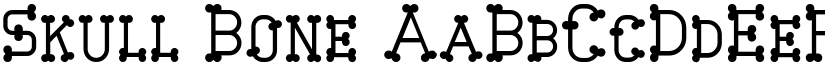 Skull Bone font